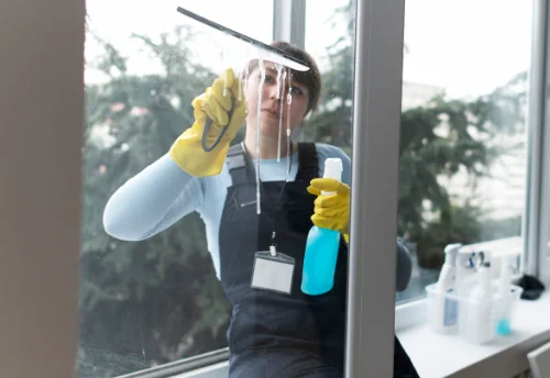 Nettoyage de vitres intérieures et extérieures à la Brillanne